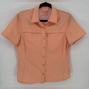 LL Bean Women's Button Down Outdoor Utility Shirt